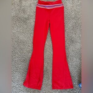 Free people movement orange/Red Leggings